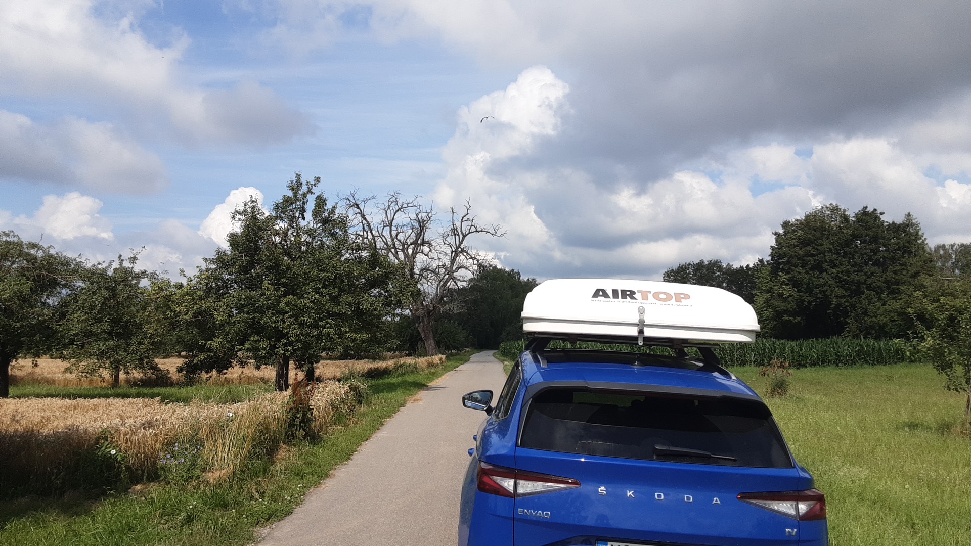 Dachzelt mit Storch